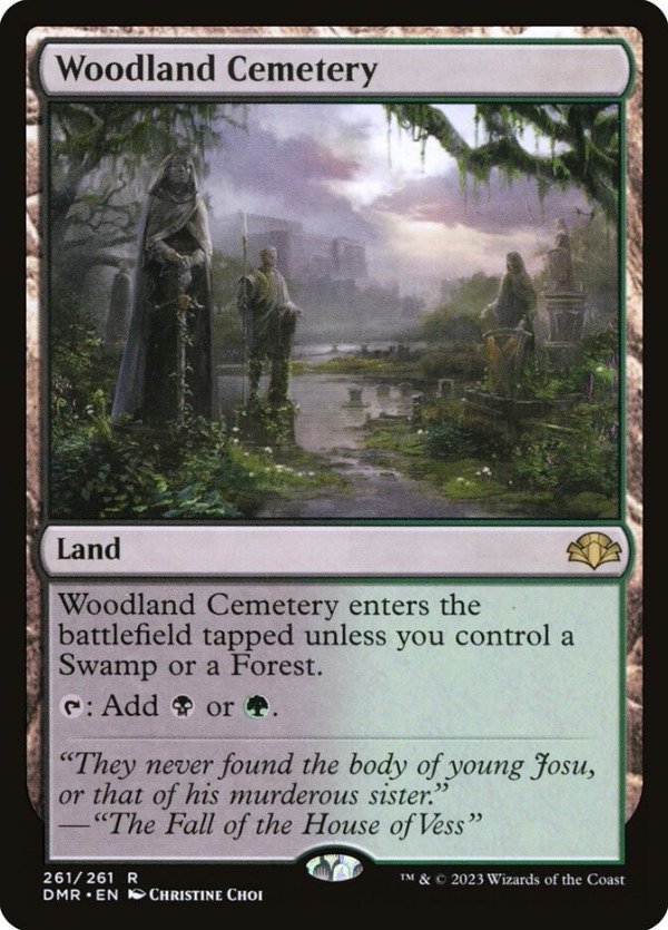 Producto - Woodland Cemetery #261  Dominaria Remastered