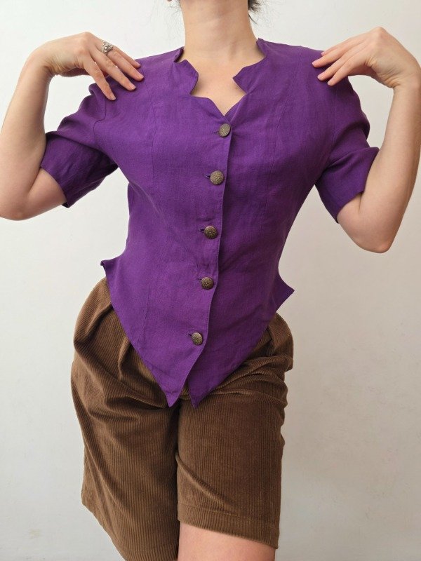 Saco violeta silueta — imagen 7