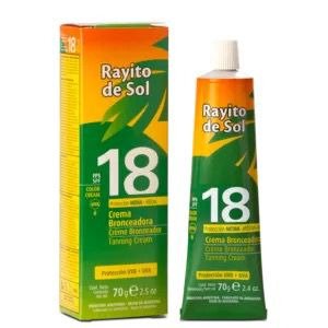 Producto - Crema Bronceadora FPS 18 - 70g