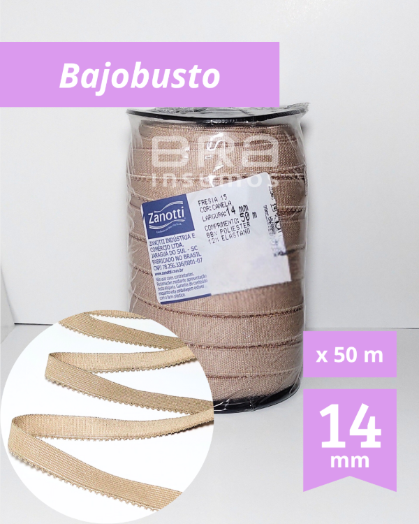 Producto - Bajobusto Fresia 15 - Avellana / Canela (x Rollo de 50 Metros)