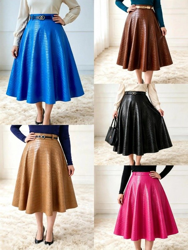 Producto - POLLERA CUERINA TRAMADA