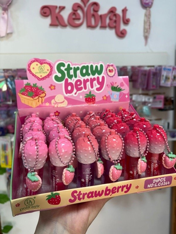 Producto - Brillo labial frutilla - Pola aylr
