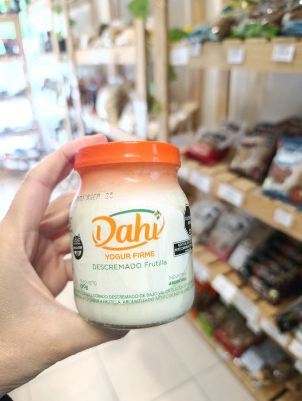 Producto - Dahi frutilla firme descremado 190gr