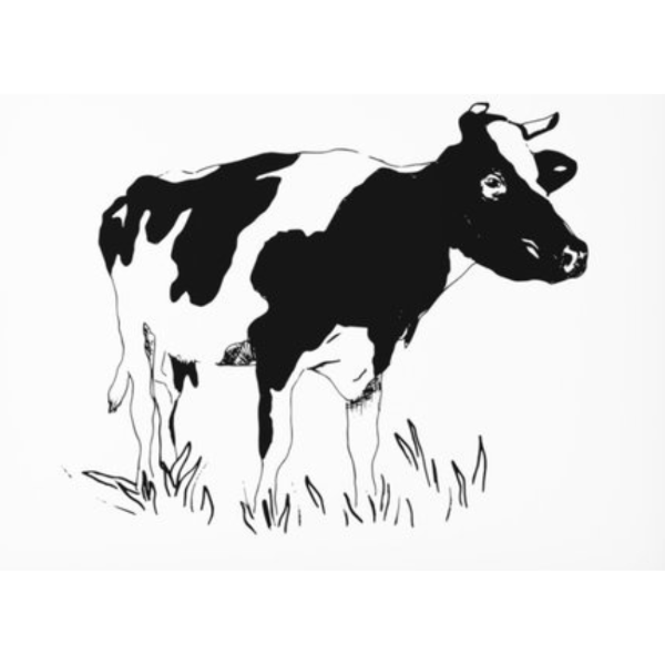 Producto - Imán con diseño de la vaquita