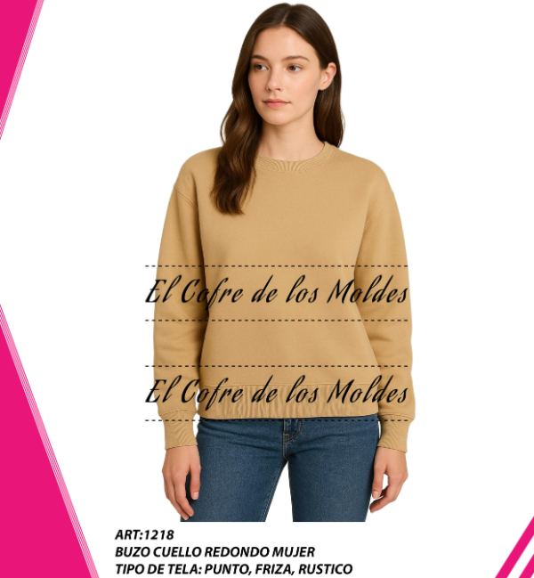 Producto - Buzo cuello redondo mujer -Pack de Talles 3XL al 7XL-