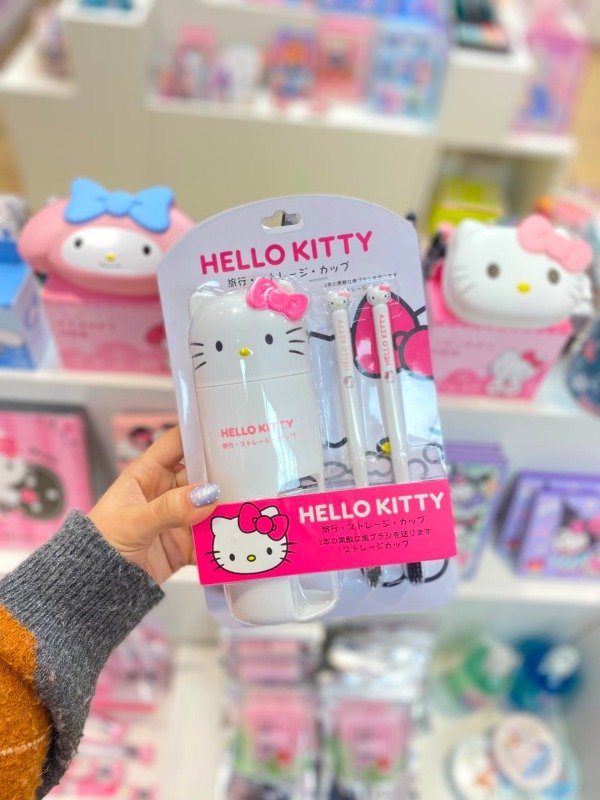Producto - PORTA-CEPILLOS HELLO KITTY + 2 CEPILLOS - BALI