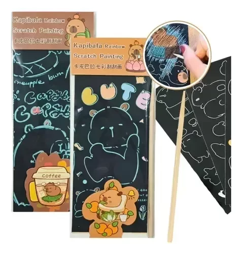 Producto - Dibujo para Rascar Capybara X10PC