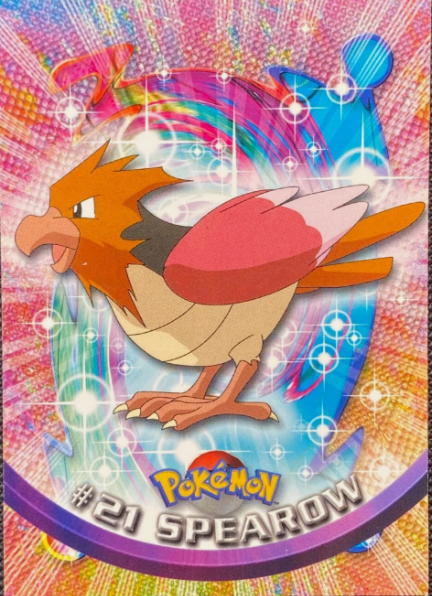 Producto - #21 SPEAROW Black Logo Topps TV Animation Edition 1999
