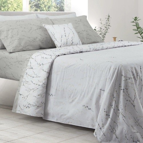 Producto - JUEGO DE SABANAS ESTUDIO ESTAMPADA 2 1/2 144 HILOS - ALCOYANA