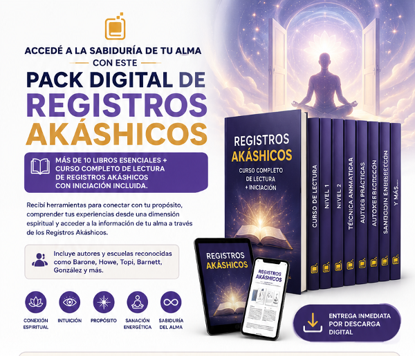 Producto - Pack Lectura de Registros Akáshicos (Incluye Curso e Iniciación)