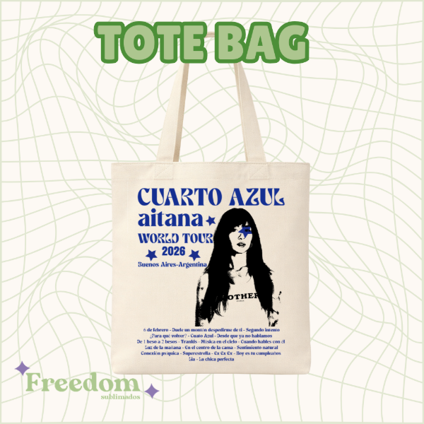 Tote bag cuarto azul