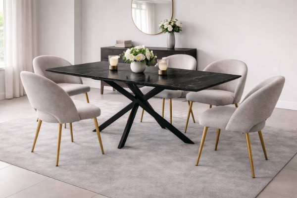 Producto - Mesa neolith 160 negra