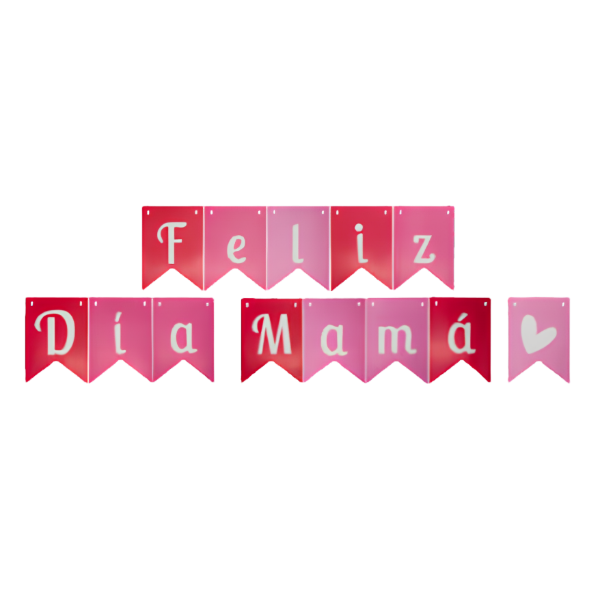 Producto - Banderin "Feliz día mamá/papá" - 0