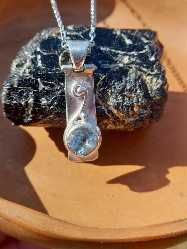 Producto - Topacio dije en plata con movimiento - 5