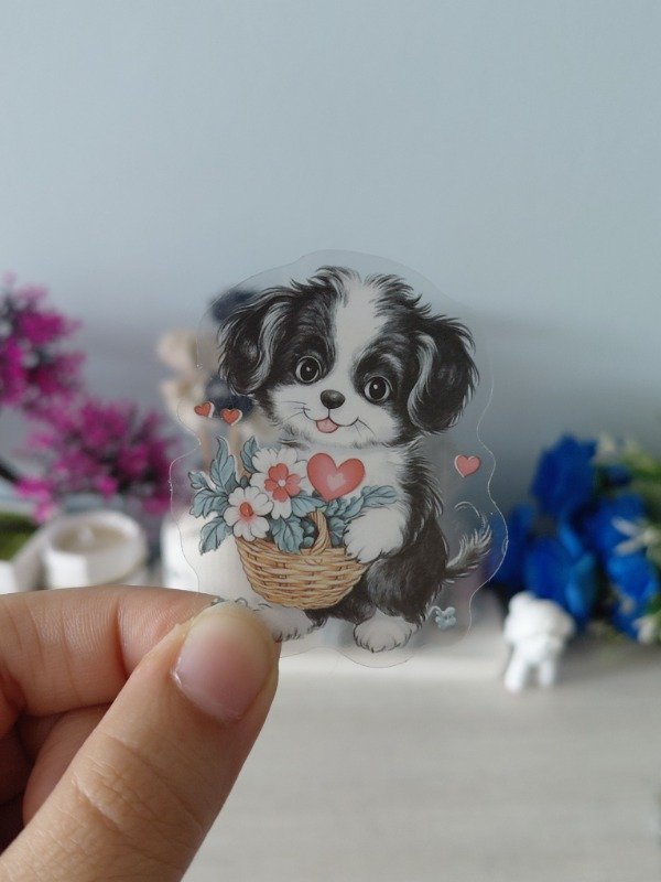 Producto - Stickers para journaling y scrapbooking en PET "Infancia con mascotas" 0533