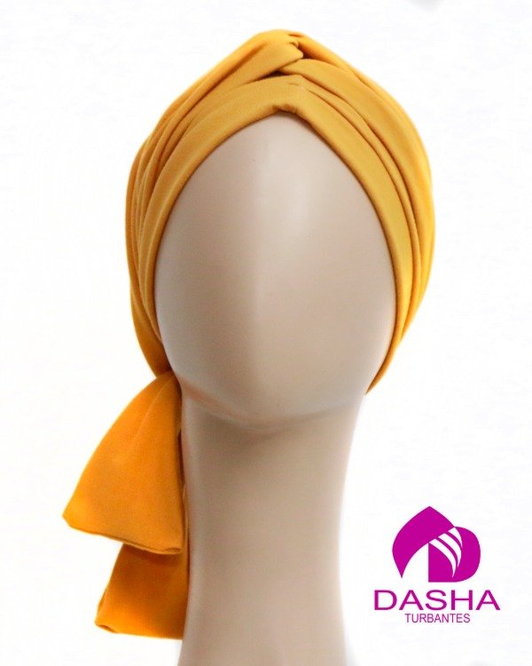 Producto - Turbante Emilia Azafrán