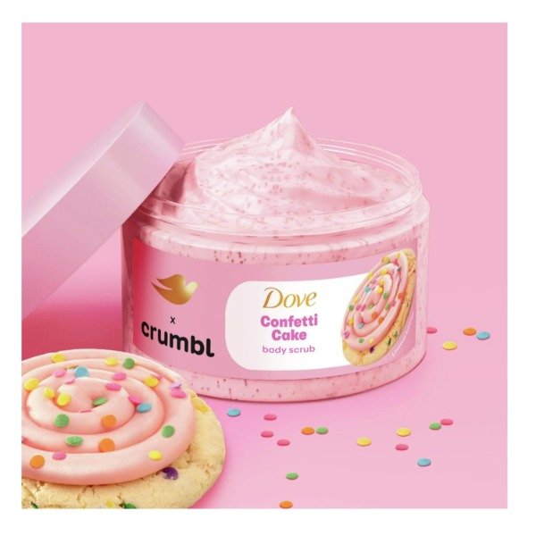 Producto - Dove Moisturizing Body Wash and Scrub Confetti Cake Scent - 2