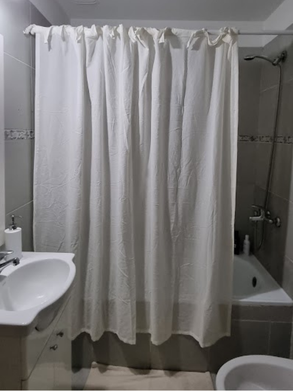 Producto - Cortina de Baño Jazmín - COLOR OFF WHITE