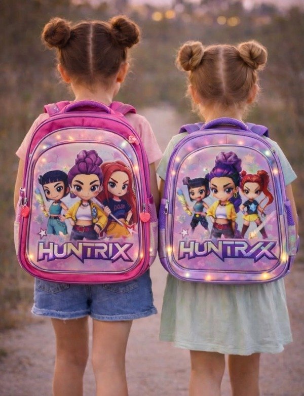 Producto - PREVENTA MOCHILA CON LUZ Y CARTUCHERA DE LAS K POP