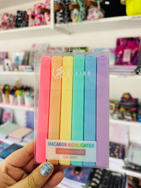 Producto - Resaltadores alargados pastel