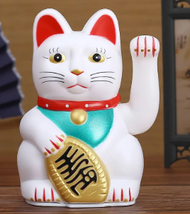 Producto - MLY45C Gato suerte blanca 11,4cm