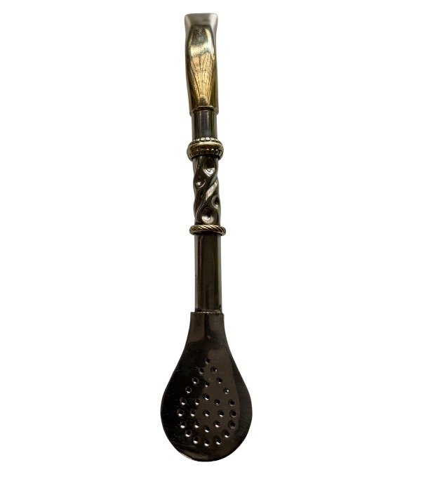 Producto - Bombilion de Alpaca y Bronce 2 Aros