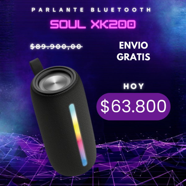 Producto - [CYBER MONDAY] PARLANTE BLUETOOTH SOUL XK200