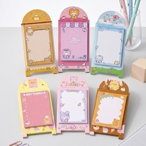Producto - Notitas adhesivas con soporte Kawaii
