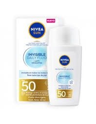 Producto - Nivea Sun Protector Solar Facial Invisible Daily Fluid