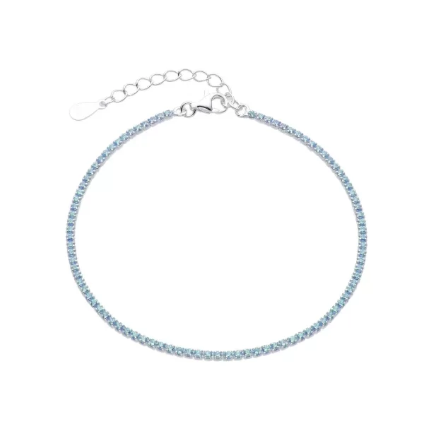 Producto - Pulsera Tennis Celeste 2 Milímetros