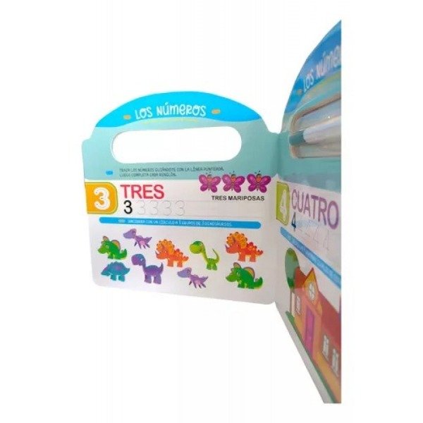 Producto - Libro Infantil de Actividades Reutilizable - Los Números - 3