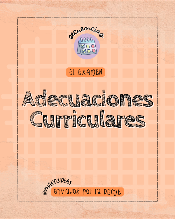 Producto - Adecuaciones El Examen