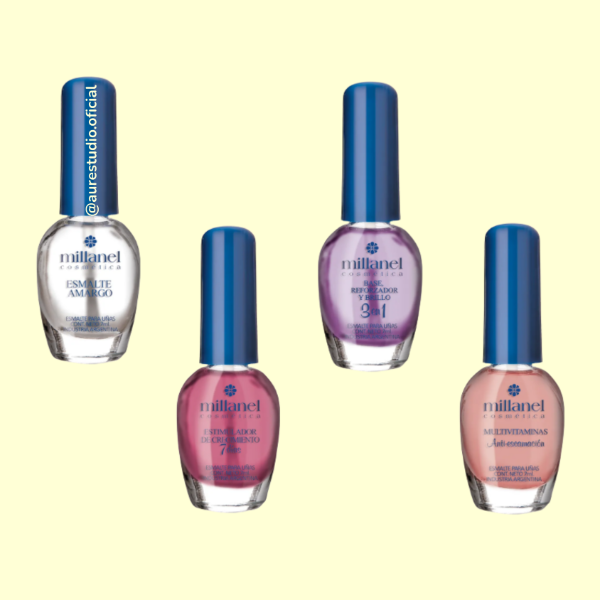 Producto - Esmalte tratamiento para uñas Millanel -4 opciones- 7ml
