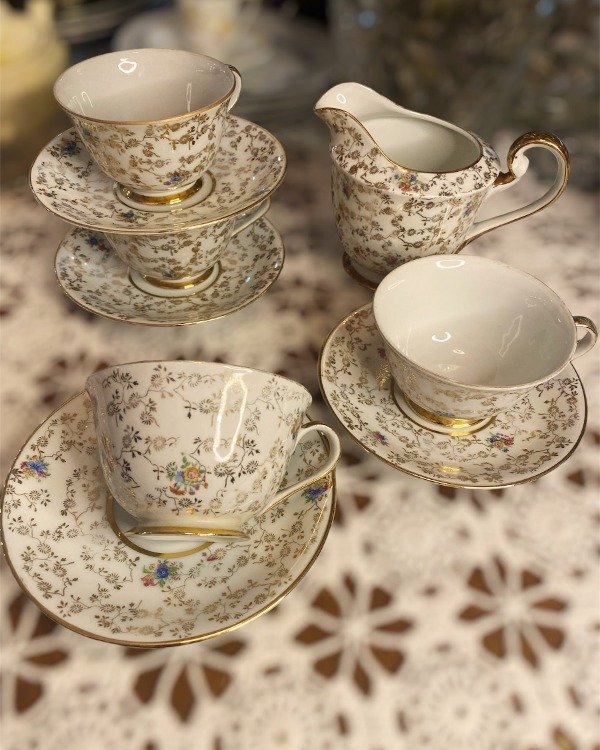 Producto - Juego de 4 dúos de te porcelana Tsuji