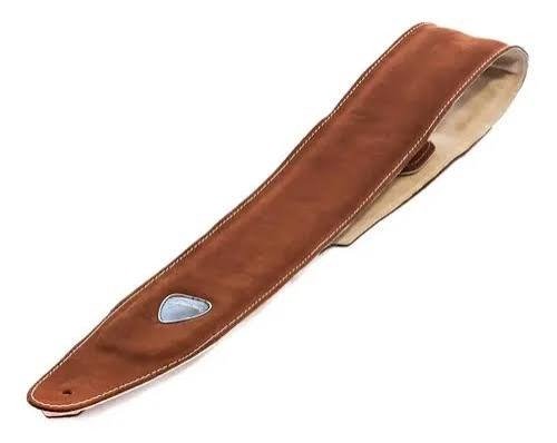 Producto - TIJUANA 550-8 Correa de bajo acolchada gamuza habano