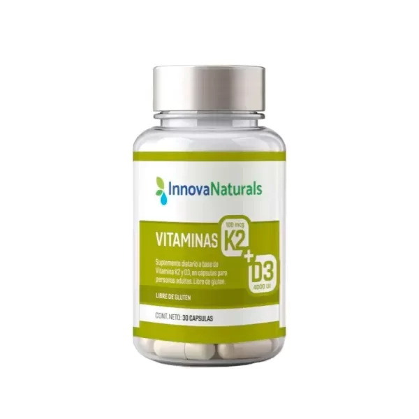 Producto - Vitamina K2+D3 - InnovaNaturals x30capsulas