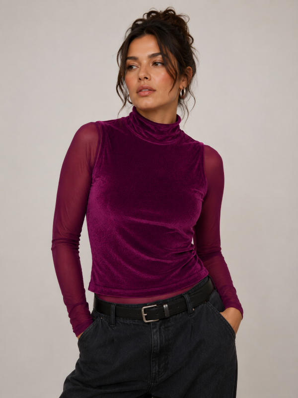 Producto - Top Plush Media Polera