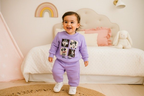 Producto - Conjunto Minnie Rosa y Lila