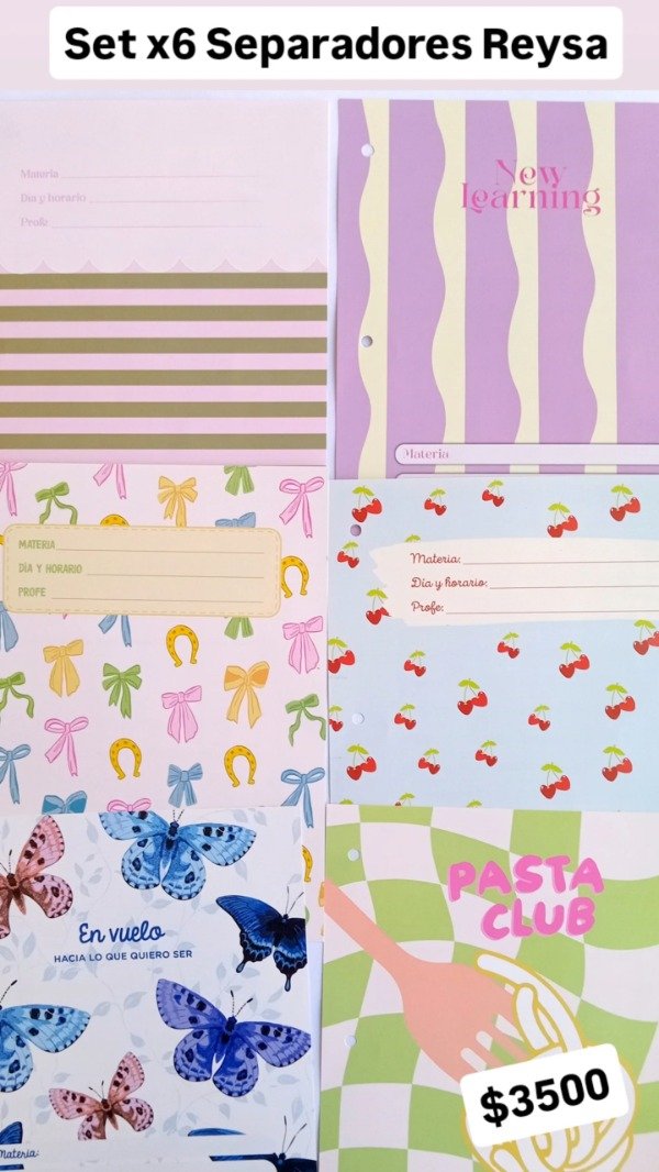 Producto - Caratula x 6 Reysa