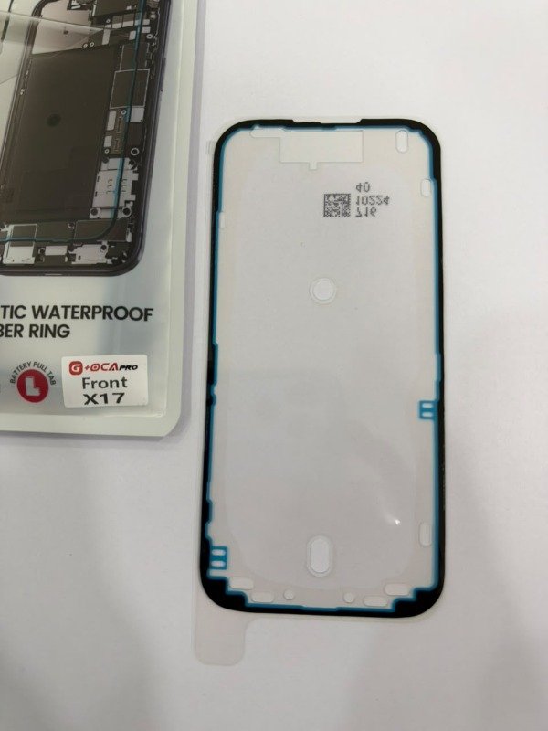 Producto - STICKER SELLO DE AGUA -DISPLAY- IPHONE 17 (G-OCA PRO)