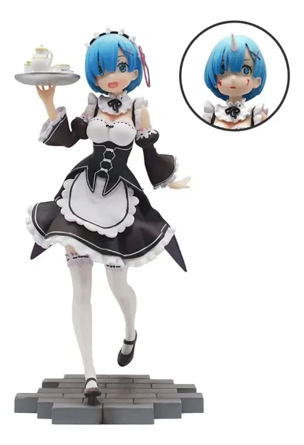 Producto - Figura Rem con intercambio de brazos y cabeza - Re Zero (22cm)