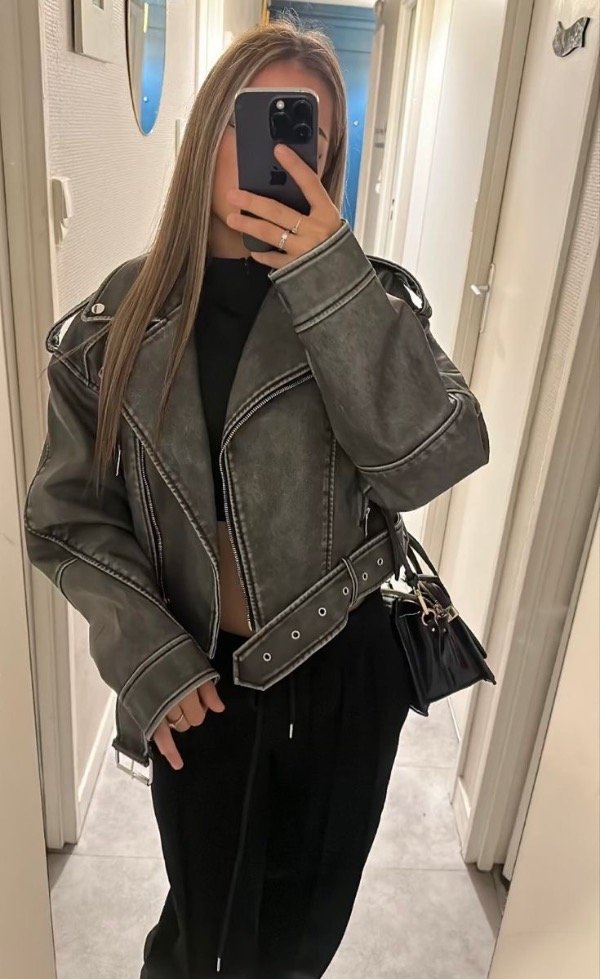 Producto - Campera biker ecocuero