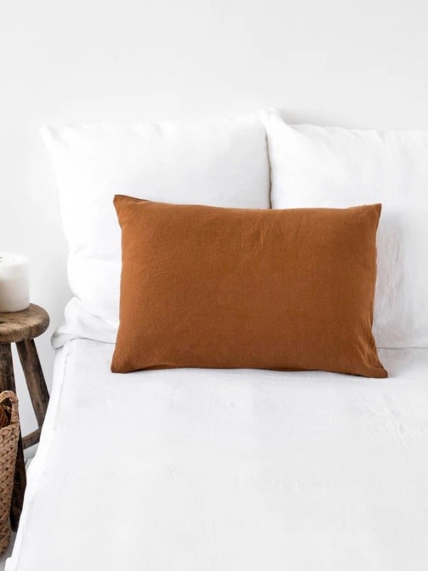 Producto - ALMOHADON TUSOR CANELA