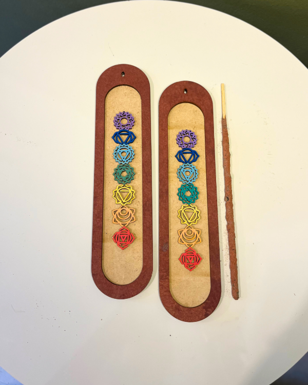 Producto - Porta Sahumerio Sky Fibro 7 Chakras