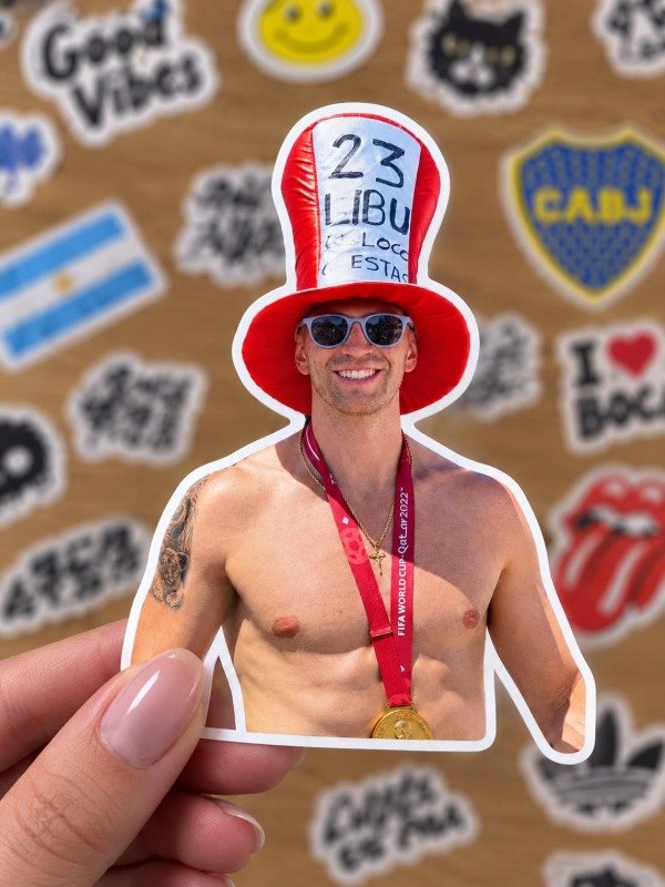 Producto - Stickers // Dibu Gorro