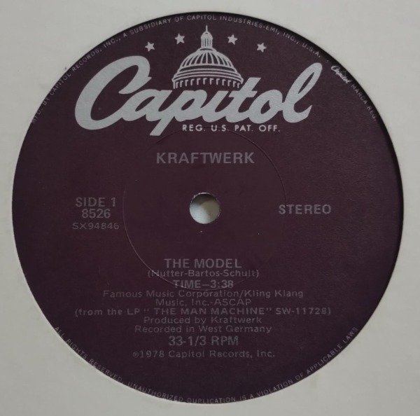 Producto - KRAFTWERK The Model + Neon Lights Vinilo 12 USA 1978