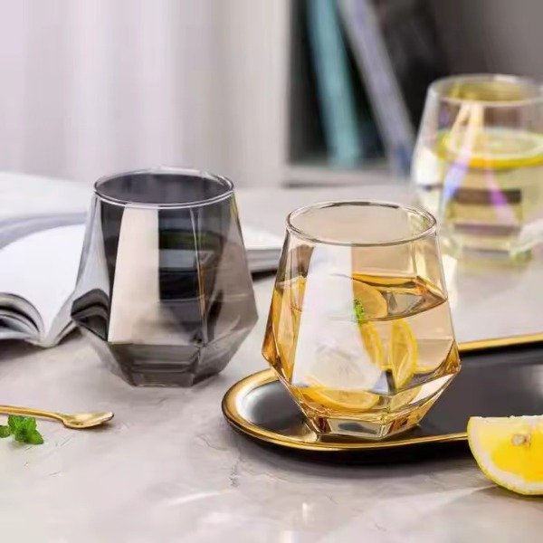 Producto - Set x6 vasos vidrio hexagonal