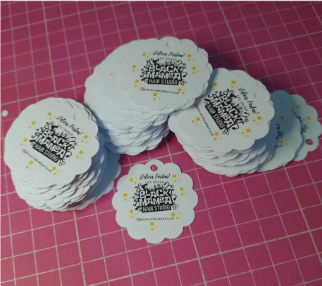 Producto - 100 Tags Personalizados (Corte Clásico / Silueta) - 12