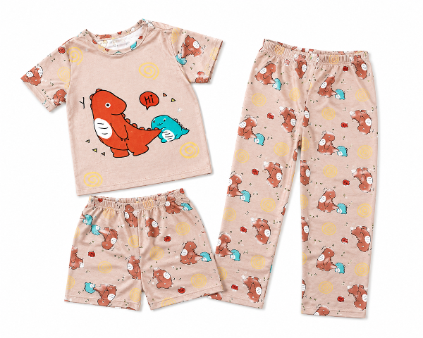 Producto - PIJAMA 3 PIEZAS NIÑO ALGODÓN - 2