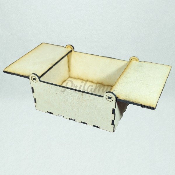 Producto - Caja con Bisagra Doble 25 x 18 x 10 cm